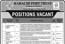 Jobs in Karachi Port Trust For Management Staff 2021