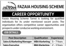 Jobs in Management in Fazaia Housing Scheme