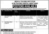 Jobs in Medical Teaching Institution Ayub Teaching Hospital 2021