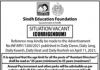 Jobs in Sindh Education Foundation SEF 2021