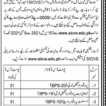 Jobs in Sindh Institute of Opthalmology & Visual Sciences SIOVS in Hyderabad 2021