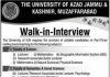 Jobs in The University of Azad Jammu & Kashmir Lecturer Interviews 2021