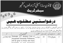 Jobs in AJK Legislative Assembly in Muzaffarabad AJK 2021