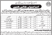 Jobs in Deputy Commissioner District Office in Karachi 2021