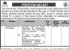 Jobs in Health Department For Project Director Civil Works 2021