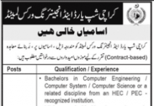 Jobs in Karachi Shipyard and Engineering Works Limited 2021