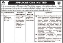 Jobs in Lasbela Industrial Estates Development Authority 2021