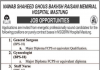 Jobs in Nawab Shaheed Ghous Bakhsh Raisani Memorial Hospital Mastung 2021