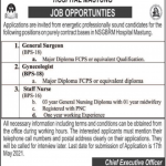 Jobs in Nawab Shaheed Ghous Bakhsh Raisani Memorial Hospital Mastung 2021
