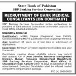 Jobs in SBP Banking Services Corporation For Bank Medical Consultants 2021