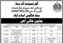 Jobs in Sindh House Islamabad For Non Technical Staff 2021