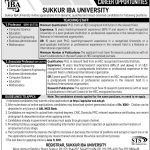 Jobs in Sukkur IBA University For Teaching Staff via STS 2021