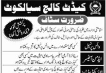 Jobs in Cadet College Sialkot 2021