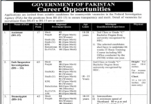 Jobs in FIA Islamabad for Assistant & Constable 2021