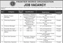 Jobs in Frontier Works Organization 2021
