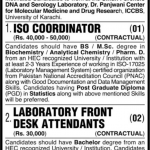 Jobs in International Center For Chemical & Biological Sciences in Karachi 2021