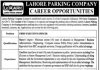 Jobs in Lahore Parking Company For Chief Executive Officer CEO 2021