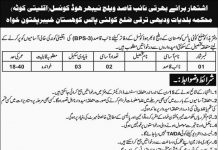 Jobs in Local Government & Rural Development Department For Naib Qasid In Kohistan KPK 2021