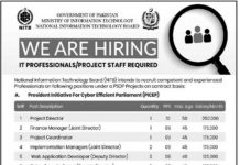 National Information Technology Board NITB Jobs 2021