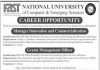 Jobs in National University Of Computer & Emerging Sciences Islamabad 2021