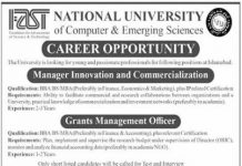 Jobs in National University Of Computer & Emerging Sciences Islamabad 2021