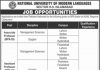 Jobs in National University of Modern Languages NUML Islamabad 2021