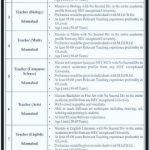 Jobs in National University of Science & Technology NUST Teacher 2021