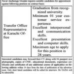 Jobs in Naval Anchorage Karachi 2021