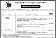 Jobs in Pakistan National Shipping Corporation 2021
