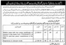 Jobs in Jail Department Plumber & Sanitary Worker 2021