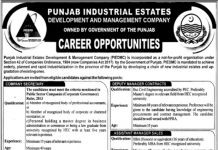 Jobs in Punjab Industrial Estates 2021