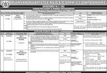 Jobs in Punjab Public Service Commission PPSC in Lahore 2021