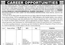Jobs in Sheikh Zayed Medical College & Hospital in Rahim Yar Khan 2021