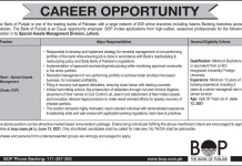 Jobs in The Bank of Punjab BoP 2021