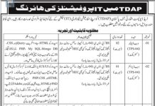 Jobs in Trade Development Authority of Pakistan For IT Experts 2021