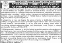Jobs in Tribal Area Electric Supply Company TESCO 2021