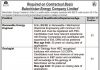 Balochistan Energy Company Limited BECL Jobs 2021
