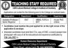 CMH Lahore Medical College Professor Jobs 2021
