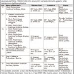 Directorate General of Technical Education Walk In Tests & Interviews 2021