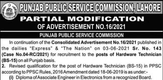 Hardware Technician Job 2021 In Lahore