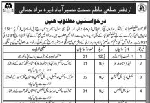 Health Department Jobs 2021 For Medical Staff In Dera Murad Jamali