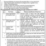 Lahore Development Authority LDA Jobs 2021 For Legal Advisors
