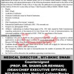 MTI Gajju Khan Medical College & Bacha Khan Medical Complex Jobs 2021 in Swabi KPK