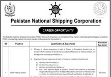 PNSC Karachi Chief Internal Auditor Jobs 2021