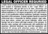 Public Sector Company Job 2021 For Legal Officer In Islamabad