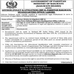 Railways Board Job 2021 For Advisor In Lahore