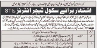 School Education Department Jobs 2021 For School Teacher Internees