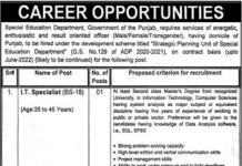 Special Education Department Job 2021 For IT Specialist
