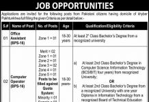 Wildlife Division Jobs 2021 In Peshawar KPK Via HTS
