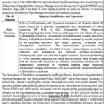 BIWRMD Project Jobs 2021 In Quetta Balochistan